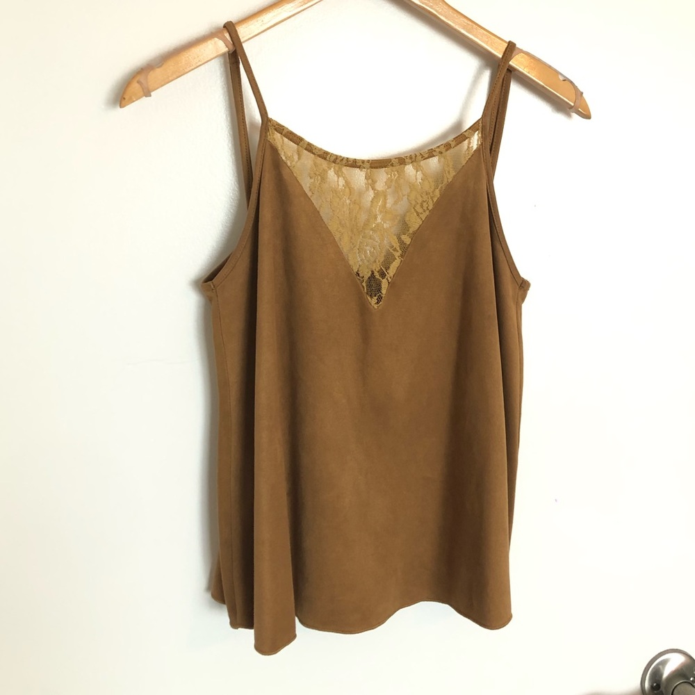 Suede tank